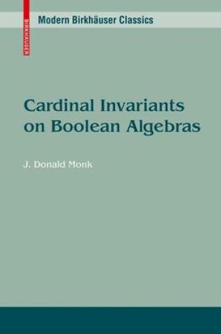 Cover of Cardinal Invariants on Boolean Algebras