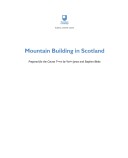 Book cover for Mountain Building in Scotland