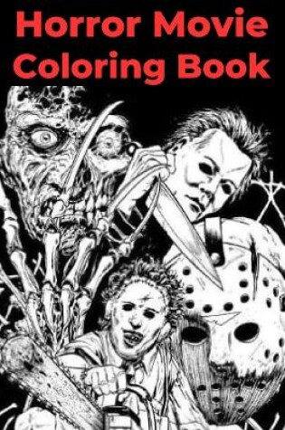 Cover of Horror Movie Coloring Book