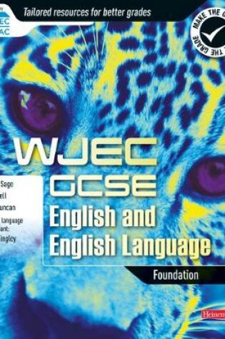Cover of WJEC GCSE English and English Language Foundation Student Book