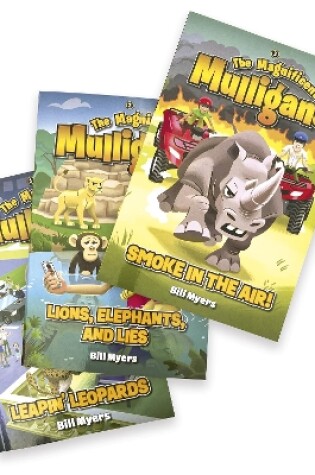 Cover of Magnificent Mulligans 3-Pack: Leapin' Leopards / Lions, Elephants, and Lies / Smoke in the Air!