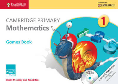 Book cover for Cambridge Primary Mathematics Stage 1 Games Book with CD-ROM