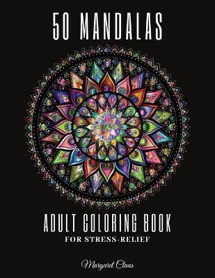 Book cover for Adult Coloring Book - 50 Mandalas