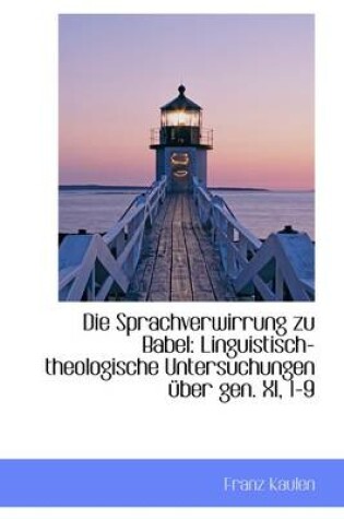 Cover of Die Sprachverwirrung Zu Babel