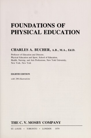 Cover of Foundations of Physical Education