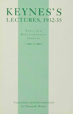 Cover of Lectures, 1932-35