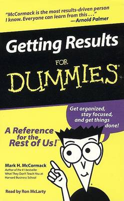 Book cover for Getting Results for Dummies