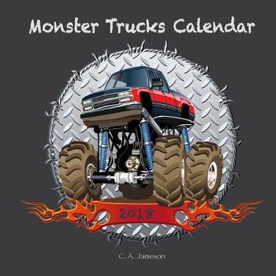 Book cover for 2018 Monster Trucks Calendar