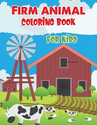 Book cover for Firm Animal Coloring Book For Kids