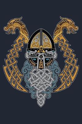 Book cover for Viking Dragon Valknut Helmet Valhalla God Odin Beard