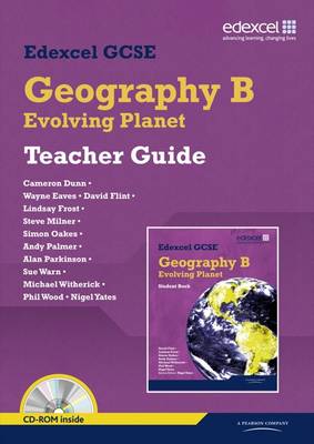 Book cover for Edexcel GCSE Geography B Teacher Guide - with planning and delivery CD-ROM