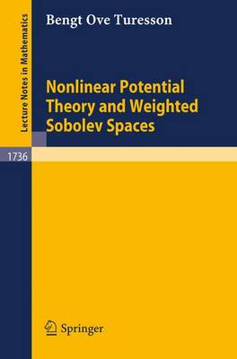 Cover of Nonlinear Potential Theory and Weighted Sobolev Spaces