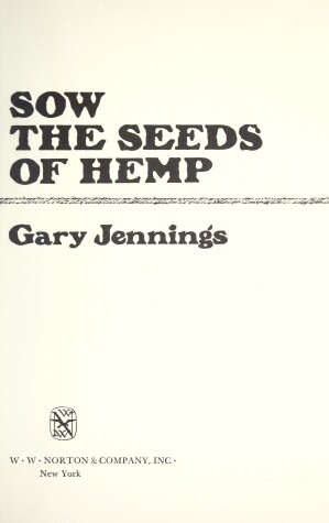 Book cover for Sow the Seeds of Hemp