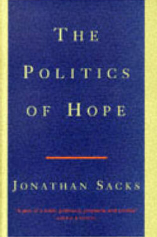 Cover of The Politics of Hope