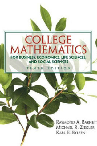 Cover of College Mathematics for  Business, Economics, Life Sciences and Social Sciences