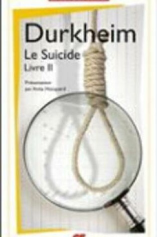 Cover of Le suicide Livre II