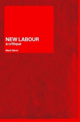 Book cover for New Labour