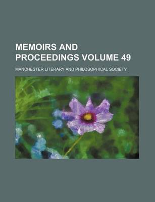 Book cover for Memoirs and Proceedings Volume 49