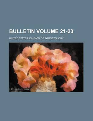 Book cover for Bulletin Volume 21-23