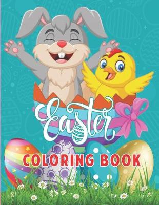 Book cover for Easter Coloring Book