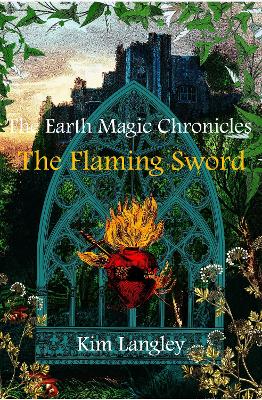 Book cover for The flaming sword
