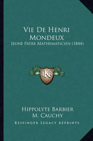 Cover of Vie de Henri Mondeux