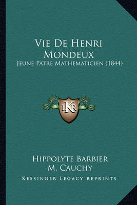 Book cover for Vie de Henri Mondeux