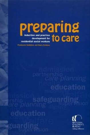 Cover of Preparing to Care