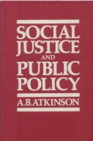 Cover of A Social Justice & Public Policy