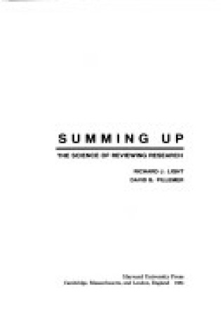 Cover of Summing Up