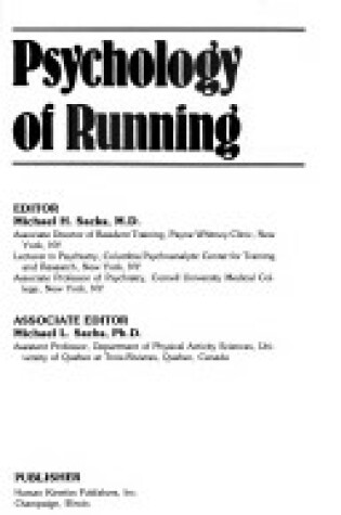 Cover of Psychology of Running