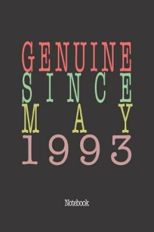 Cover of Genuine Since May 1993