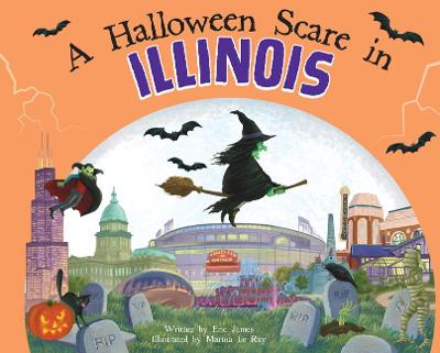 Book cover for A Halloween Scare in Illinois