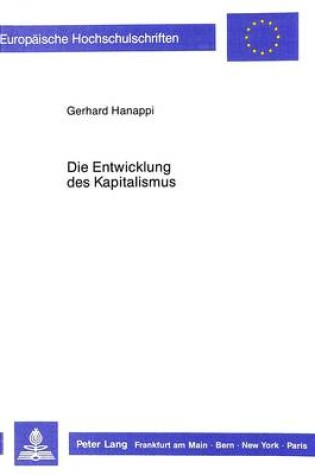 Cover of Die Entwicklung Des Kapitalismus