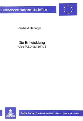 Cover of Die Entwicklung Des Kapitalismus