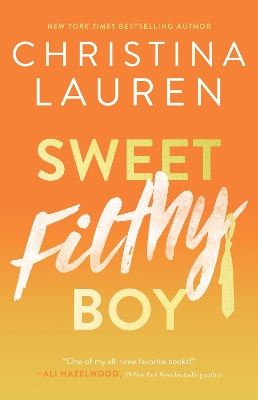 Book cover for Sweet Filthy Boy