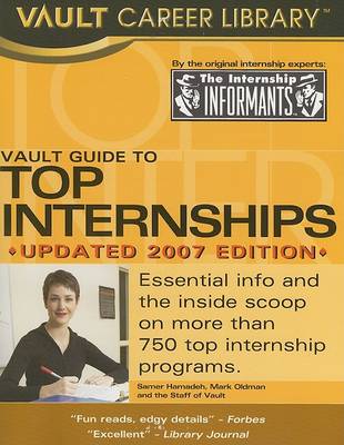 Book cover for Vault Guide to Top Internships