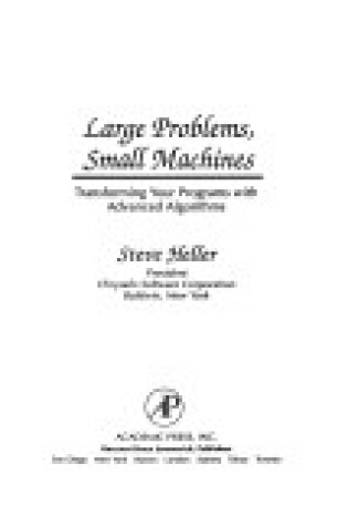 Cover of Large Problems, Small Machines