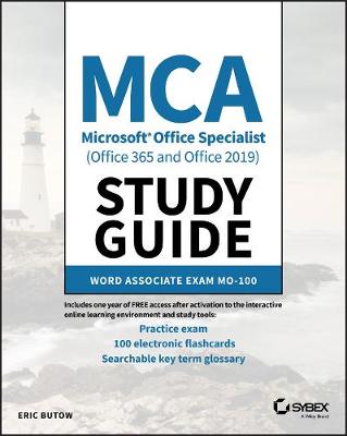 Book cover for MCA Microsoft Office Specialist (Office 365 and Office 2019) Study Guide