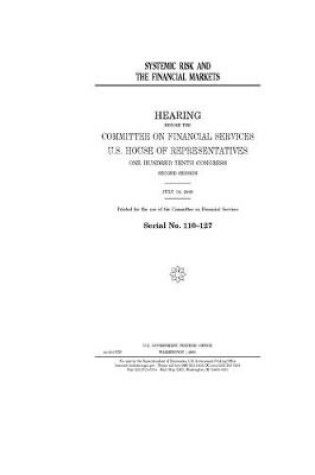 Cover of Systemic risk and the financial markets