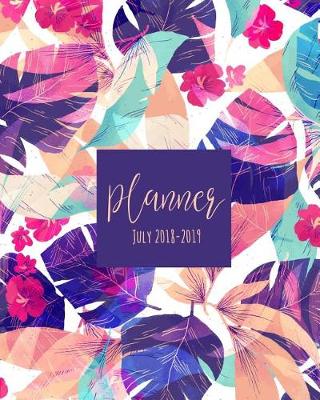 Book cover for Planner July 2018-2019