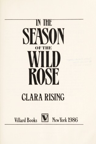 Cover of In the Season of the Wild Rose