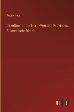 Cover of Gazetteer of the North-Western Provinces, Bulandshahr District