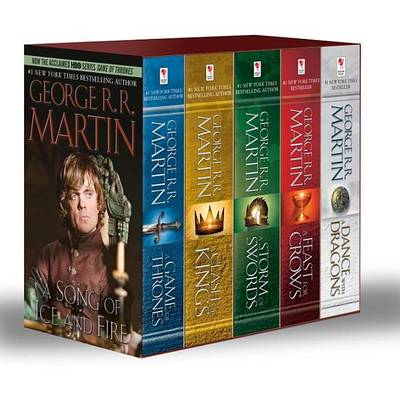 Cover of George R. R. Martin's a Game of Thrones 5-Book Boxed Set (Song of Ice and Fire Series)