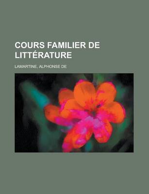 Book cover for Cours Familier de Litterature (1)