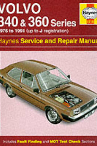 Cover of Volvo 340 and 360 Series Service and Repair Manual