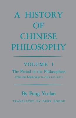 Book cover for History of Chinese Philosophy, Volume 1