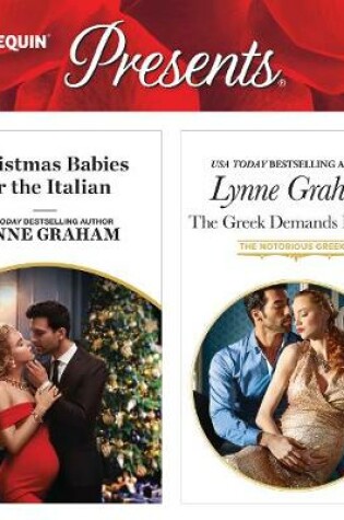 Cover of Christmas Babies for the Italian & the Greek Demands His Heir