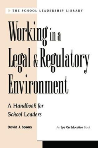 Cover of Working in a Legal & Regulatory Environment