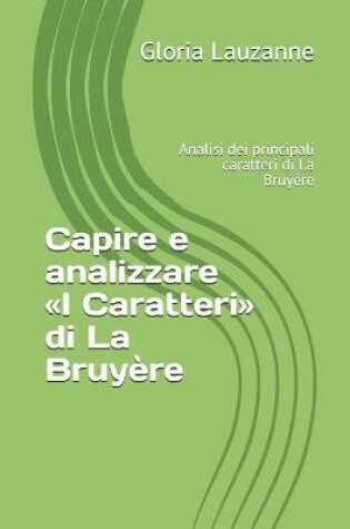 Cover of Capire e analizzare i Caratteri di La Bruyere